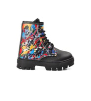 Ayakmod Siyah Ortopedik Unisex Çocuk Bot 2301001 P (Siyah)