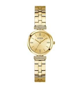 GUESS GUGW0762L2 ALTIN KAPLAMA TAŞLI KADIN KOL SAATİ
