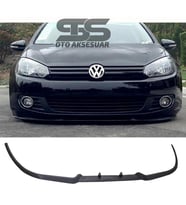 Vw Golf Mk6 Cupra R Uyumlu Ön Lip Mat Siyah Ön Tampon Lip