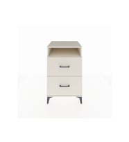 Kronos Komodin Tek Raflı 2 Çekmeceli 60x59x96 Aytaşı-Aytaşı