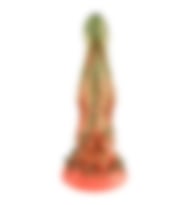 Konyax Rengi Yeşil Kırmızı Dildo Teması Canavar