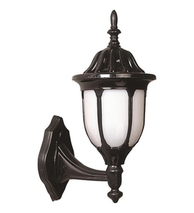 AVONNI BAP-68178-BSY Siyah Boyalı Dış Mekan Aydınlatma E27 ABS Polikarbon Cam 23x16cm