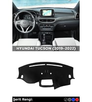 Hyundaı Tucson (2019-2021) 3d Torpido Koruma Kılıfı - Ön Göğüs Panel Kaplama - Siyah Şerit