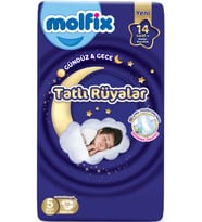 Molfix Tatlı Rüyalar Bebek Bezi 5 Beden 11-18 KG Junior 58 Adet Fırsat Pk