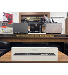 Apple Magic Keyboard Touch ID ve Sayısal Tuşlu Magic Keyboard – TR Q Klavye - Siyah MMMR3TQ/A