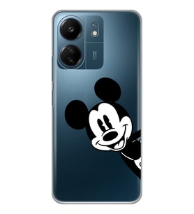 Xiaomi Redmi 13C Uyumlu Mickey Mouse Tasarımlı Şeffaf Telefon Kılıfı