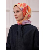 Belli % 100 Twill İpek Eşarp 4220D 53