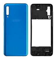 Samsung Galaxy A50 - SM-A505F FULL Kasa Arka Kapak Takım MAVİ