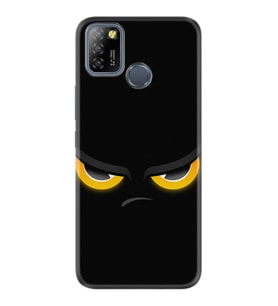 Infinix Smart 5 Kılıf Silikon Desen Özel Seri Black Eyes 1644
