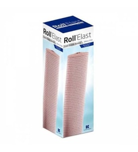 Roll Elast Tıbbi Elastik Bandaj Ten Rengi 15 CM x 3.5 M 