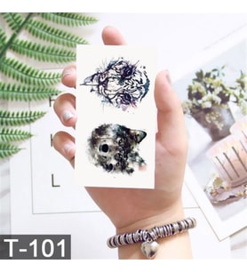 Geçici Kurt Mini Dövme Tattoo