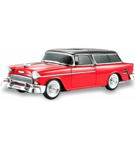 Knstar WS-1955 Klasik Araba Usb-Tf-Fm Radyo Bluetooth Hoparlör Kırmızı