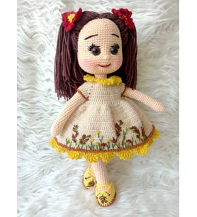 Mevsim Bebek Amigurumi Organik Oyuncak
