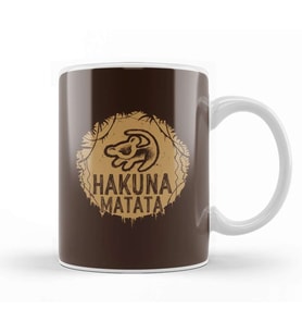 Hakuna Matata 05 Kupa Bardak Porselen