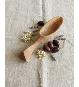 El yapımı zeytin özel tasarım sunum kaşığı kürek (ÇokluRenk)