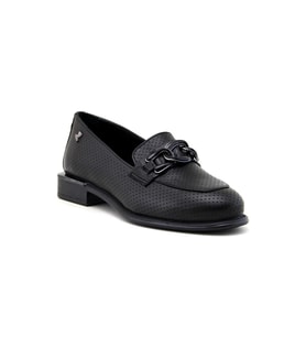 Venüs 2050122 Kadın Tokalı Baskılı Loafer Ayakkabı