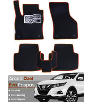 Nissan Qashqai (2014-2021) Uyumlu EVA Paspas Tam Set–Birebir Uyum,Su Geçirmez,Kolay ve Hızlı Montaj