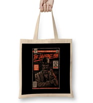 The Invisible Man Comic Book Cover Bez Çanta Uzun Saplı