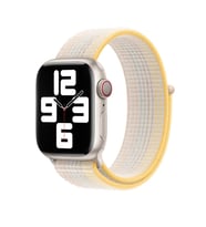 Apple Watch 42mm Uyumlu Kordon Hasır Örgü Cırt Cırtlı Terletmeyen Zore KRD-03 Kumaş Kayış