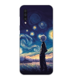 Samsung Galaxy A70 Uyumlu Killua Tasarımlı Şeffaf Telefon Kılıfı