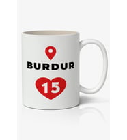 Burdur Baskılı Kupa Bardak Baskılı Kahve Kupa Bardak