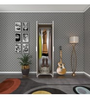 Kenzlife gardırop 2 kapaklı kapılı krizantem 168*50*42 crd ayaklı gardolap dolap (Karışık)
