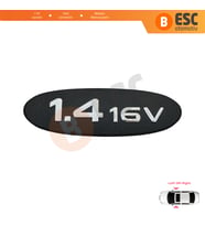 Renault Clio MK2 İçin Siyah 1.4 16V Sağ veya Sol Kapı Bandı Monogram Amblemi Çıta Yazısı 7700438090