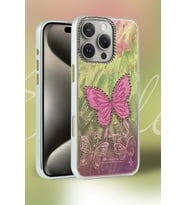 ERTAN iPhone 15 Pro Kılıf Blade Aynalı Desenli Kapak - Desen 6