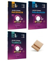 Motivasyon LGS Matematik Fen ve Türkçe Aksiyon 10 lu Genel Deneme 3lü Set + Telefon Standı
