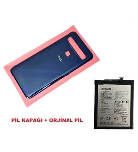 Tkgz Tcl 10L (T770H) Arka Pil Batarya Kapağı + PİL (CAM) MAVİ