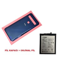 Tkgz Tcl 10L (T770H) Arka Pil Batarya Kapağı + PİL (CAM) MAVİ