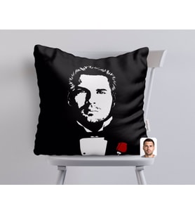 BK Gift Kişiye Özel Godfather Baba Tasarımlı Beyaz Yastık-20