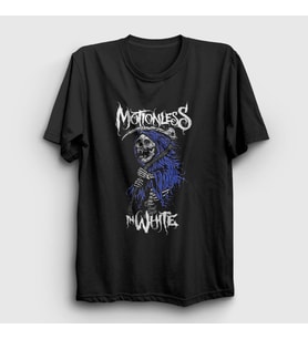 Presmono Unisex Siyah Reaper Motionless In White T-Shirt 166441tt