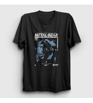 Presmono Unisex Siyah Solid Snake Metal Gear Solid T-Shirt 467130tt
