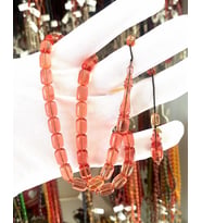 BELÇİKA KATALİN NEON TURUNCU KAPSÜL MODEL TESBİH