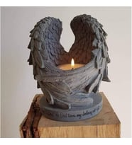 Melek Kanatlı Tealight Mumluk
