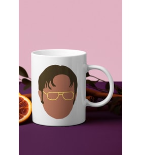 Dwight Schrute Face The Office Baskılı Kupa Bardak