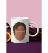 Dwight Schrute Face The Office Baskılı Kupa Bardak