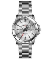 Quark Qm-Vx01D-7C Çelik Kasa Çelik Kordon Takvimli Erkek Kol Saati (Gümüş)