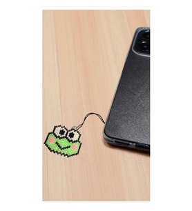 Miyuki Boncuk El Yapımı Kurbağa Telefon Çarmı - Charm