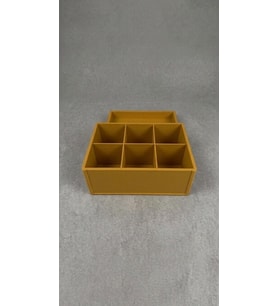 MYCRAFT3D Çok Amaçlı Kapaklı Organizer Kutu, Makyaj, Banyo, Mutfak düzenleyici. İsteğe bağlı 6 veya 1 bölmeli
