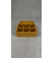 MYCRAFT3D Çok Amaçlı Kapaklı Organizer Kutu, Makyaj, Banyo, Mutfak düzenleyici. İsteğe bağlı 6 veya 1 bölmeli