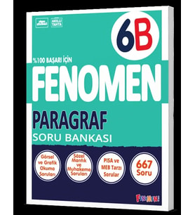 FENOMEN YAYINLARI 6 Paragraf B Soru Bankası