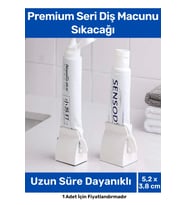 Premium Seri PRatik Taşınabilir Çevirmeli Krem Merhem Diş Macunu Sıkacağı - 2 Adet