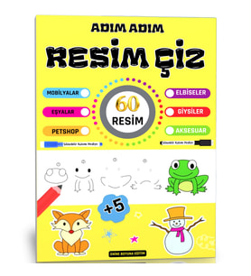Adım Adım Resim Çiz-SİL-Öğren Seti