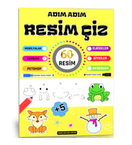 Adım Adım Resim Çiz-SİL-Öğren Seti