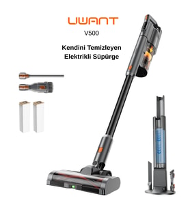 Uwant V500 Otomatik Dikey Süpürge Gri