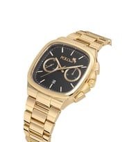 Polo Air Takvimli Kare Kasa Erkek Kol Saati Gold Siyah Renk PL-7086E6x