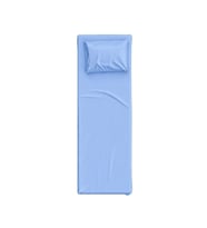ÇARŞAF TAKIMI , TeK KİŞİLİK DÜZ RENK FITTED ÇARŞAF 100 X 200 VE 1 AD 50 X 70 YASTIK KILIFI (A. Mavi)
