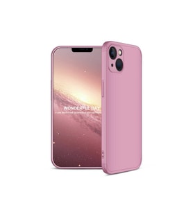 Apple iPhone 13 Mini Uyumlu Kılıf Zore Ays Kapak (Rose Gold Altın)